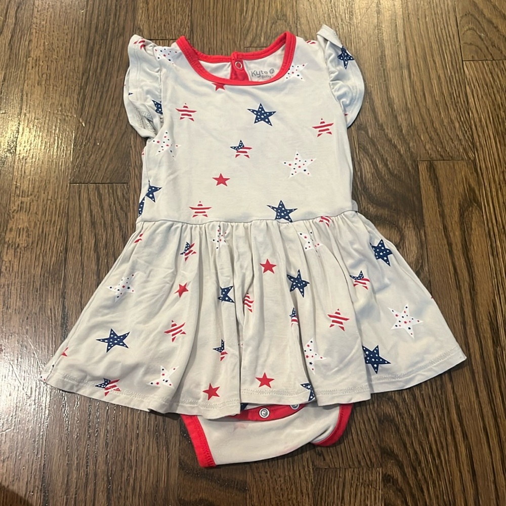 Kyte Baby patriotic dress, 18-24 mo